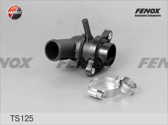 Fenox TS125 - Coolant thermostat / housing autospares.lv