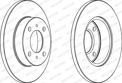 Ferodo DDF998 - Brake Disc autospares.lv