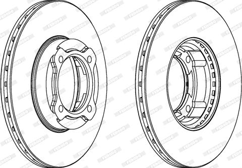 Ferodo DDF941 - Brake Disc autospares.lv