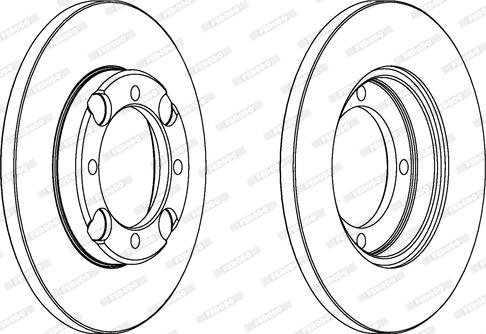 Ferodo DDF947 - Brake Disc autospares.lv