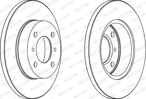 Ferodo DDF988 - Brake Disc autospares.lv