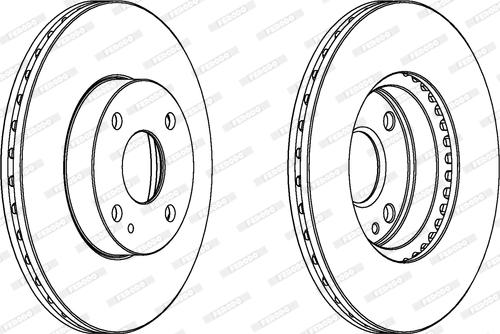 Ferodo DDF975 - Brake Disc autospares.lv