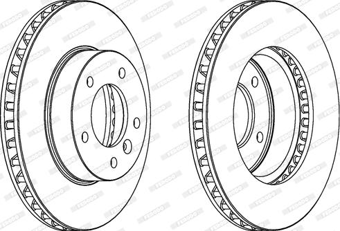 Ferodo DDF440 - Brake Disc autospares.lv