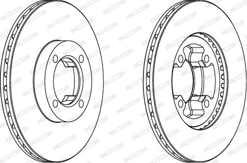 Ferodo DDF415 - Brake Disc autospares.lv