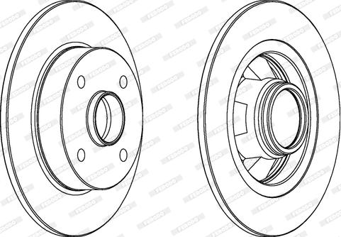 Blue Print ADC44311 - Brake Disc autospares.lv