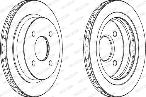 Ferodo DDF479 - Brake Disc autospares.lv