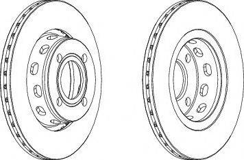 Ferodo DDF517C-1 - Brake Disc autospares.lv