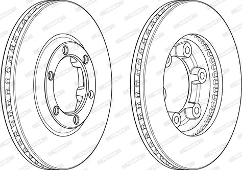 Ferodo DDF1946C - Brake Disc autospares.lv