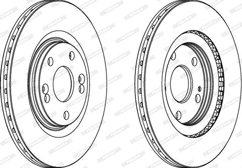 Ferodo DDF198 - Brake Disc autospares.lv