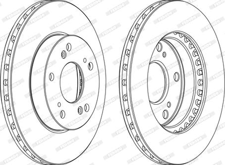 Ferodo DDF1939C - Brake Disc autospares.lv