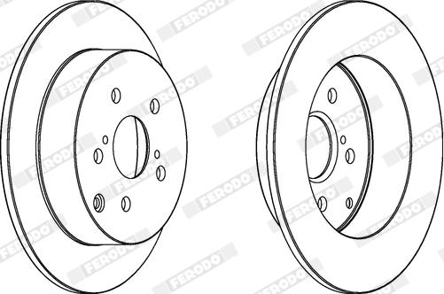 Ferodo DDF1924X - Brake Disc autospares.lv