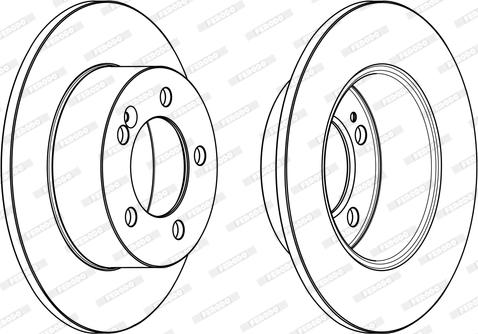 Ferodo DDF1976C - Brake Disc autospares.lv