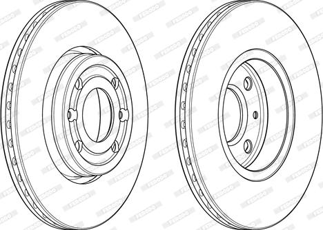 Ferodo DDF1977C - Brake Disc autospares.lv