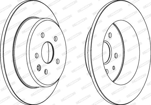 Ferodo DDF1499 - Brake Disc autospares.lv