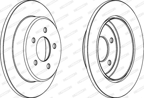 Ferodo DDF1492C - Brake Disc autospares.lv