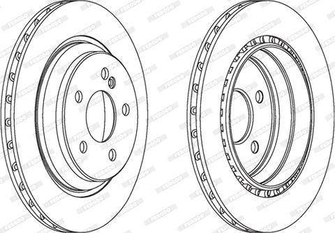 Ferodo DDF1457 - Brake Disc autospares.lv