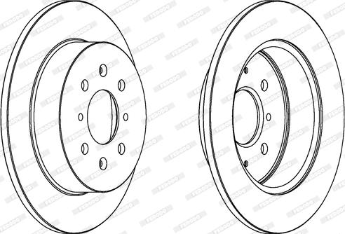 Ferodo DDF1466C - Brake Disc autospares.lv