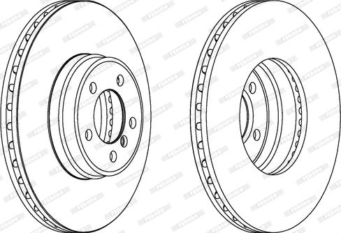 Ferodo DDF141-1 - Brake Disc autospares.lv