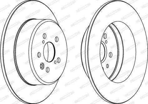 Ferodo DDF1489 - Brake Disc autospares.lv