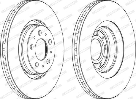 Ferodo DDF1426C-D - Brake Disc autospares.lv