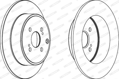 Ferodo DDF1421C - Brake Disc autospares.lv