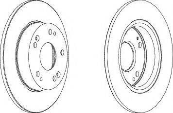 Ferodo DDF1558C-1 - Brake Disc autospares.lv