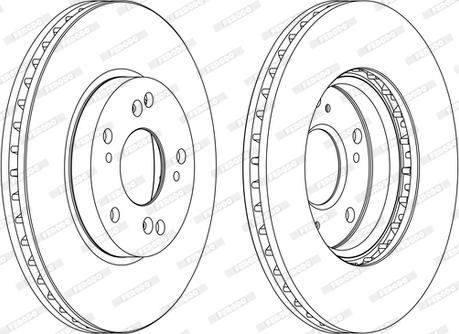 Ferodo DDF1557C - Brake Disc autospares.lv