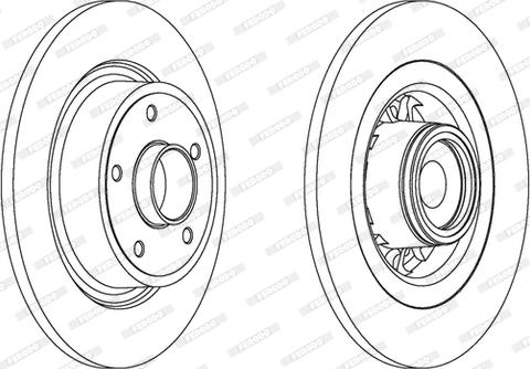 Ferodo DDF1569 - Brake Disc autospares.lv