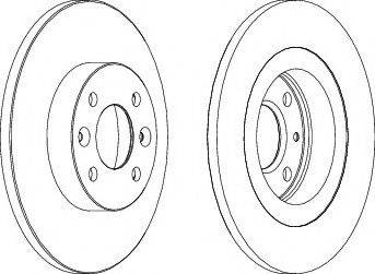 Ferodo DDF1502C-1 - Brake Disc autospares.lv