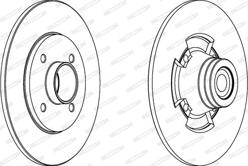 Ferodo DDF1515 - Brake Disc autospares.lv