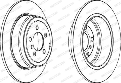 Ferodo DDF1518 - Brake Disc autospares.lv