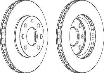 Ferodo DDF151C-1 - Brake Disc autospares.lv