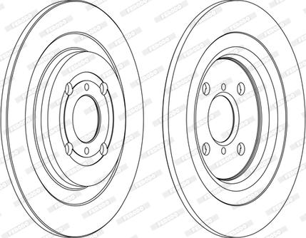 Ferodo DDF1588C - Brake Disc autospares.lv