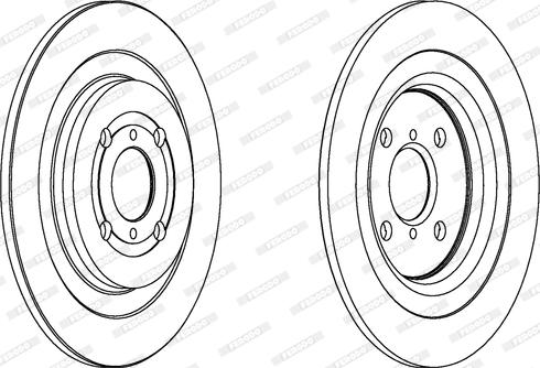 Ferodo DDF1588 - Brake Disc autospares.lv