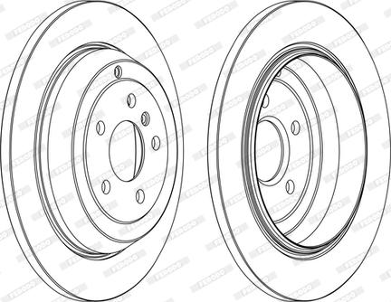 Ferodo DDF1530C - Brake Disc autospares.lv