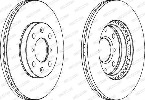 Ferodo DDF1520C - Brake Disc autospares.lv