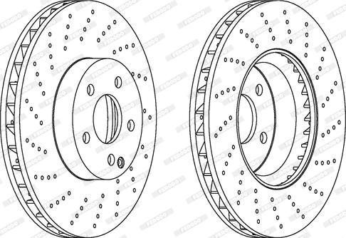 Ferodo DDF1694C - Brake Disc autospares.lv