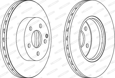 Ferodo DDF1690 - Brake Disc autospares.lv