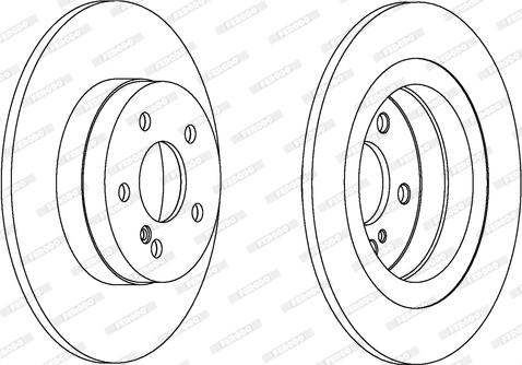 Ferodo DDF1691C - Brake Disc autospares.lv