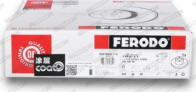 Ferodo DDF1693C-1-D - Brake Disc autospares.lv