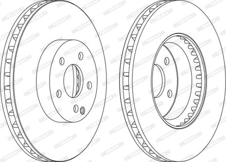 Ferodo DDF1692C-1-D - Brake Disc autospares.lv