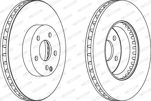 Ferodo DDF1692 - Brake Disc autospares.lv