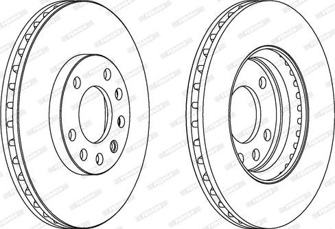 Ferodo DDF1644C - Brake Disc autospares.lv