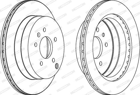 Ferodo DDF1660 - Brake Disc autospares.lv