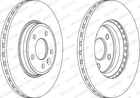 Ferodo DDF1663 - Brake Disc autospares.lv