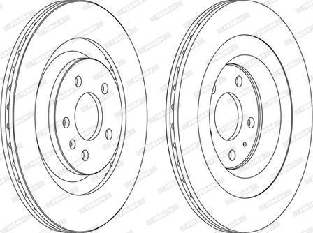 Ferodo DDF1667C-D - Brake Disc autospares.lv