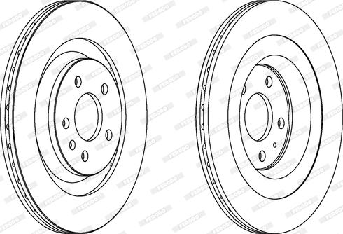 Ferodo DDF1667C - Brake Disc autospares.lv