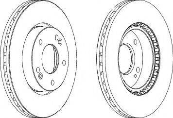 Ferodo DDF1619-1 - Brake Disc autospares.lv