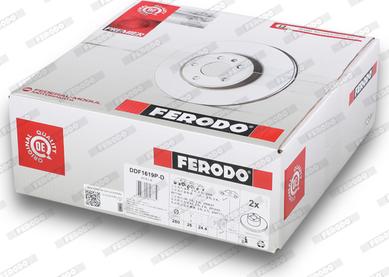 Ferodo DDF1619P-D - Brake Disc autospares.lv