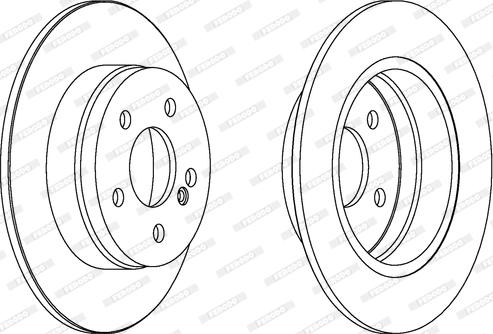 Ferodo DDF1689C - Brake Disc autospares.lv